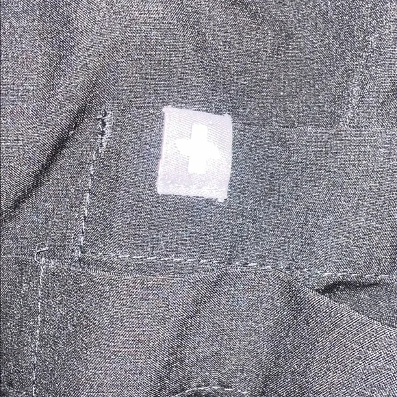 Figs Black Joggers with Teal Drawstring - Picture 4 of 6